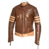 LOGAN Wolverine XMEN Brown Leather Jacket